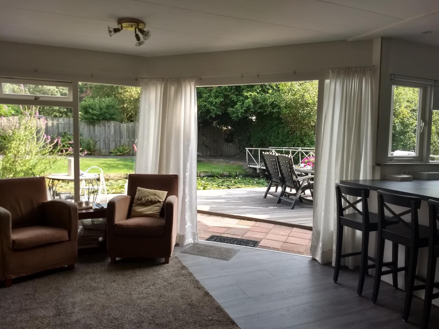 The living room